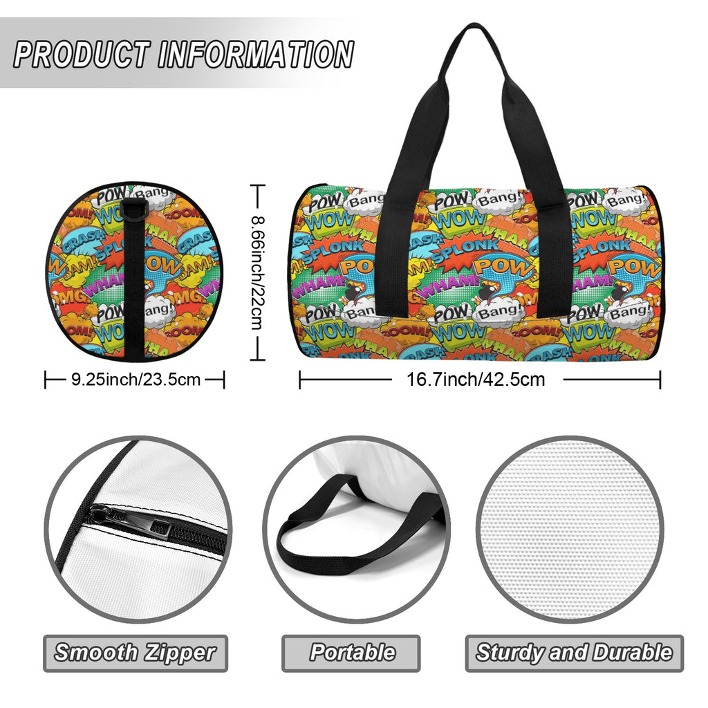 Comic Book 2 Duffle Bag Duffle Bag Printed Offshore