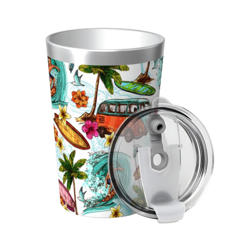 Surfing Safari Small Stainless Steel Travel Mug Cup 12oz/350ml
