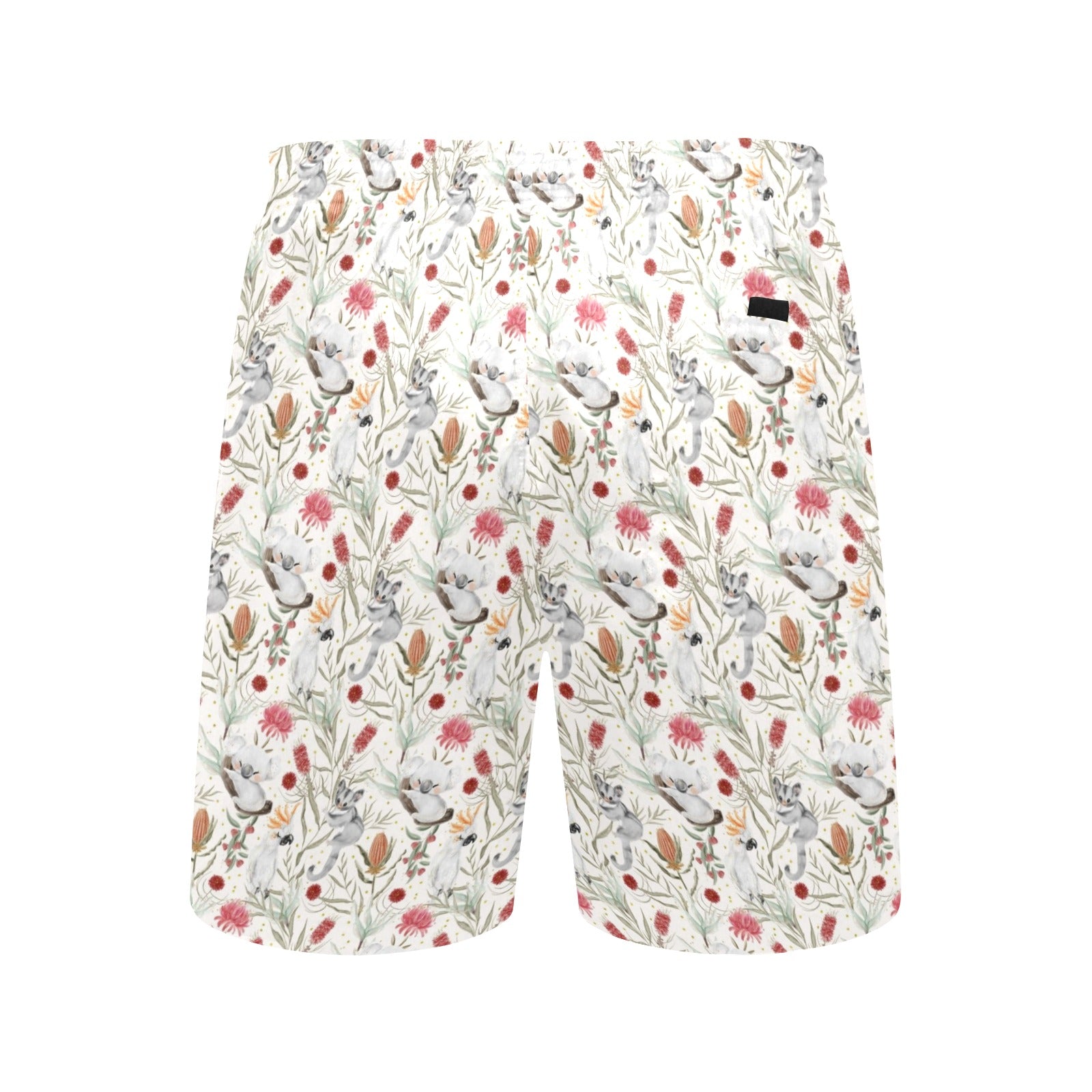 Australian Plants And Animals Men's Mid-Length Beach Shorts Men's Mid-Length Beach Shorts animal Printed Offshore