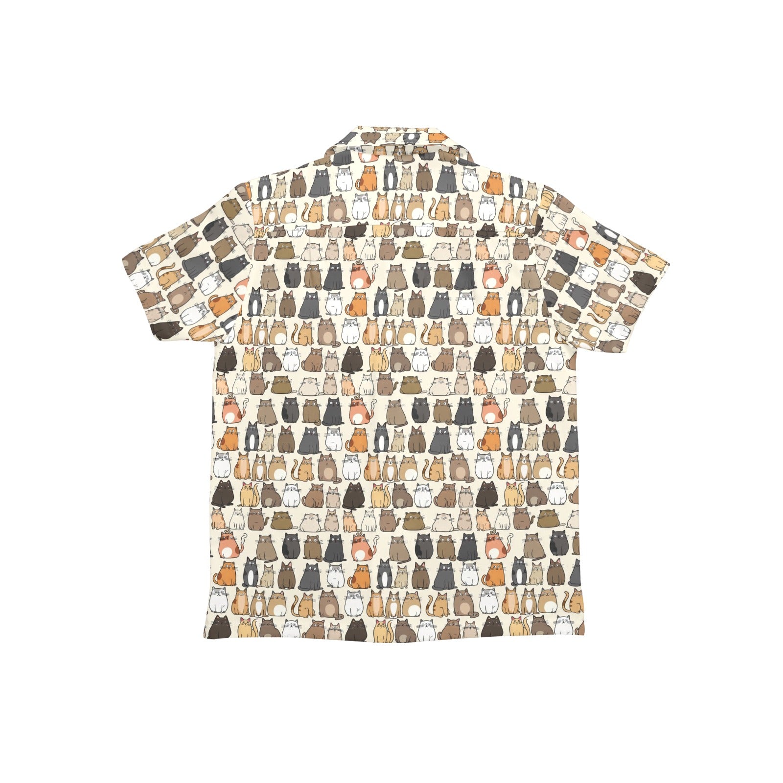 Lots Of Cats - Junior Kids Hawaiian Shirt
