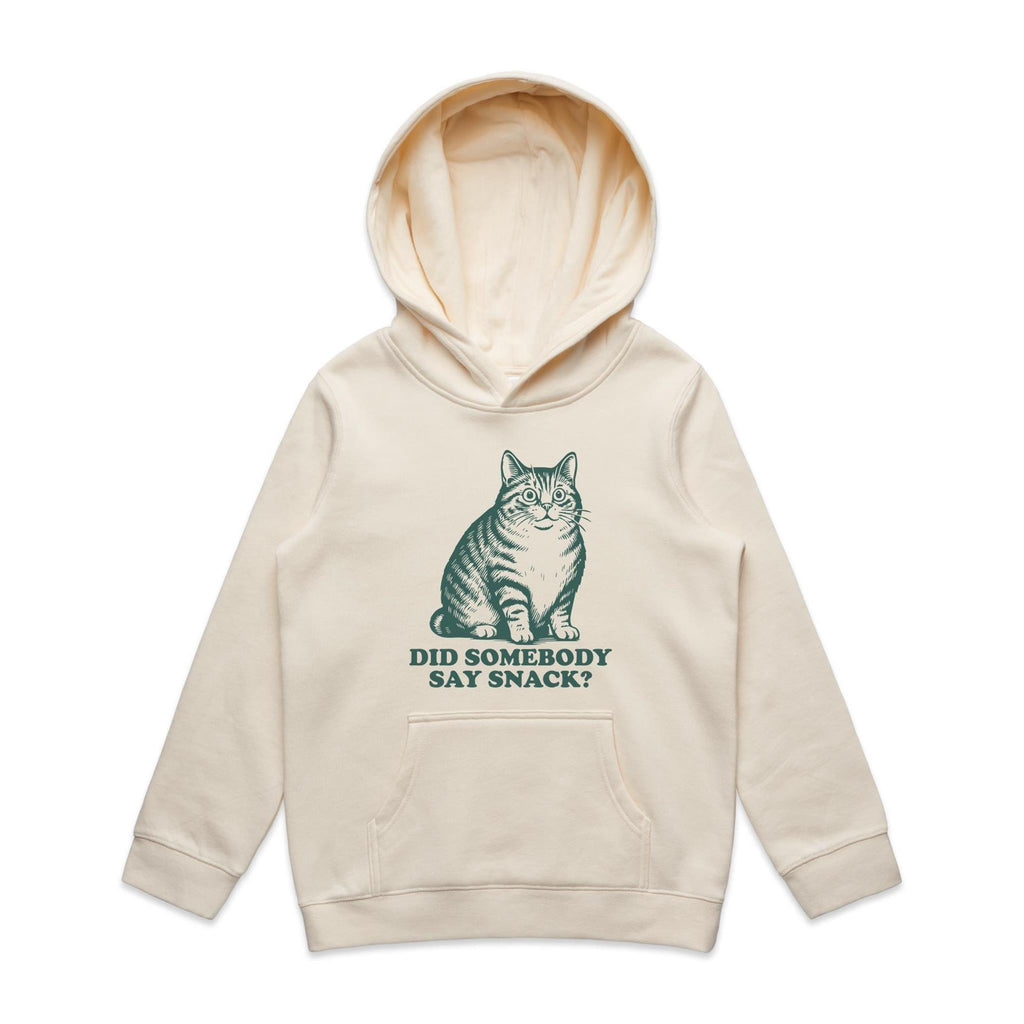 Cat, Did Somebody Say Snack? - Kids Hoodie