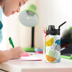 Jelly Fish Kids Water Bottle with Chug Lid (12 oz) Kids Water Bottle with Chug Lid Ocean Printed Offshore