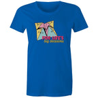 For Life's Big Decisions - Womens T-shirt Bright Royal Womens T-shirt Games Printed In Australia