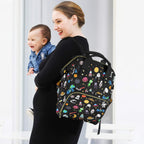 Fun Space Multi-Function Backpack, Nappy / Diaper Bag Multi-function Backpack, Nappy / Diaper Bag Printed Offshore Space