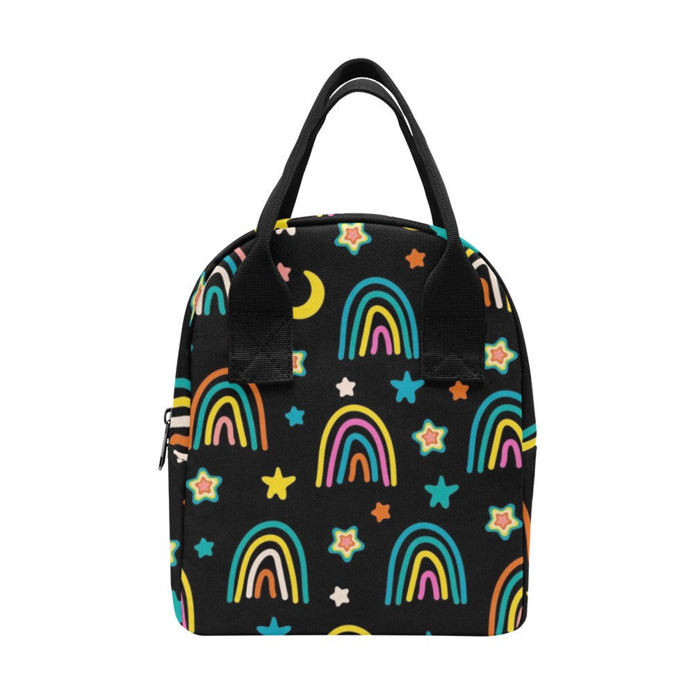 Rainbows - Zipper Lunch Bag One Size Zipper Lunch Bag Printed Offshore