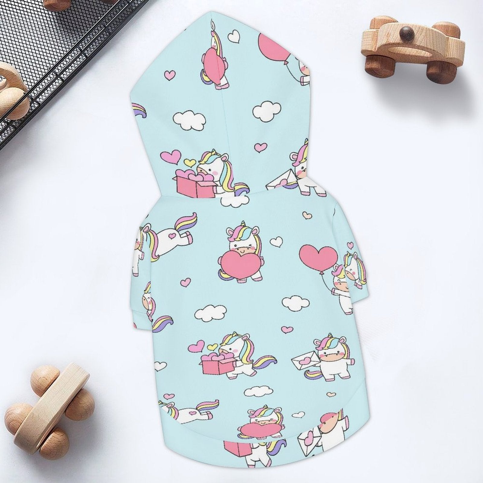 Rainbow Unicorn Pet Hoodie (Small Size)