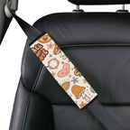 Peace And Love Car Seat Belt Cover 7''x10'' (Pack of 2) Car Seat Belt Cover 7x10 (Pack of 2) Printed Offshore Retro