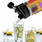 Colourful Chess - Insulated Water Bottle with Dual-Use Lid (18oz) Insulated Water Bottle with Dual-Use Lid (18oz) Chess Games Printed Offshore