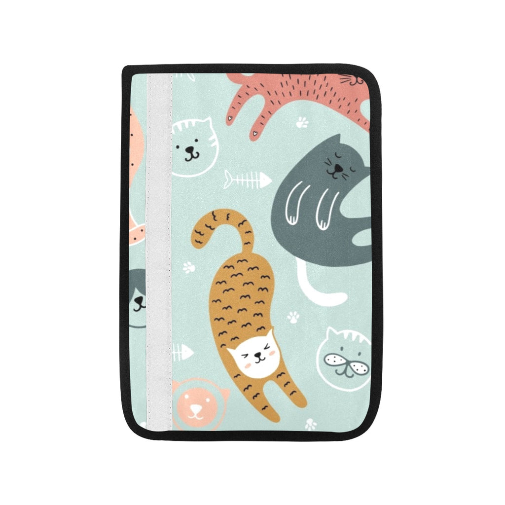 Cat Stretch Car Seat Belt Cover 7''x10'' (Pack of 2) Car Seat Belt Cover 7x10 (Pack of 2) animal Printed Offshore
