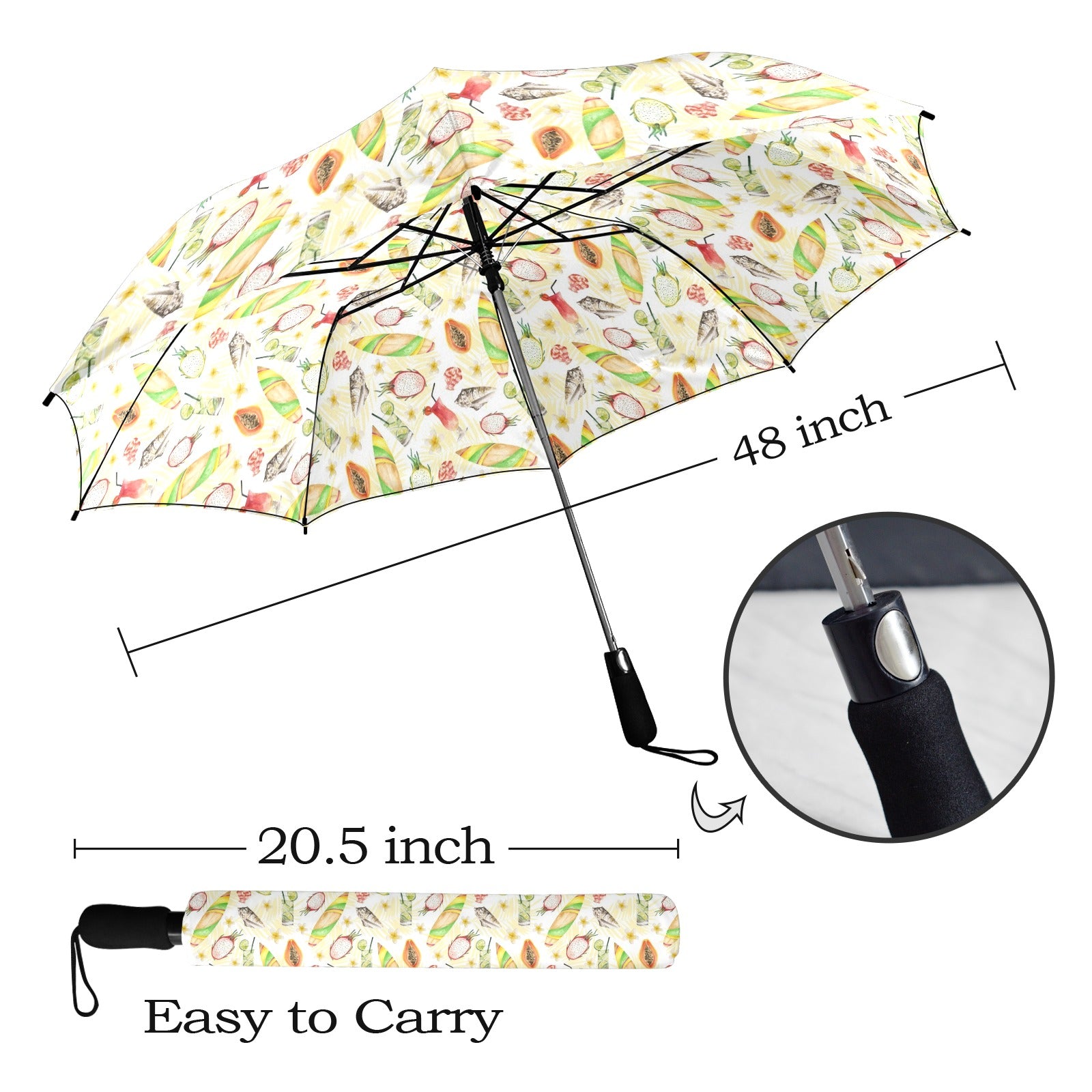 Tropical Surf Umbrella Umbrella Printed Offshore Summer Surf