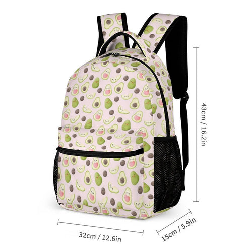 Avocado Love Backpack, Lunch Bag & Pencil Case Set Backpack, Lunch Bag & Pencil Case Set Food Printed Offshore