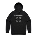 Bro, Have You Been Working Out, Stick Figures Men's AS Colour Hoodie Black Mens Hoodie Fitness Printed In Australia