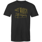 Say Wah, Guitar Pedal - Mens T-Shirt Black Mens T-shirt Music Printed In Australia