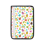 Ladybugs And Rainbows Car Seat Belt Cover 7''x10'' (Pack of 2) Car Seat Belt Cover 7x10 (Pack of 2) animal Printed Offshore