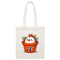 Chicken Pot Pi Parcel Canvas Tote Bag Default Title Small Tote Bag animal Food Maths Printed In Australia
