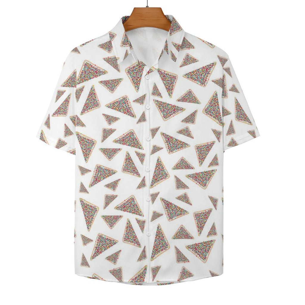 Fairy Bread Women's Collared Pocketless Short Sleeve Shirt