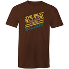 The Best Dad In The Galaxy - Mens T-Shirt Dark Chocolate Mens T-shirt Dad Printed In Australia