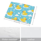 Rubber Ducks Leather Mouse Pad Leather Mouse Pad Printed Offshore