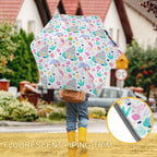 Mermaid World Kids Safe Round Corner Umbrella
