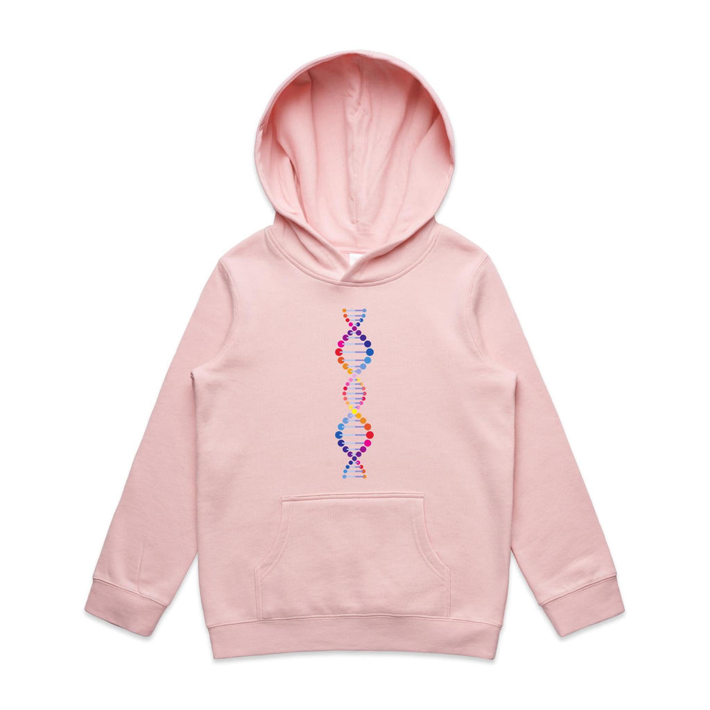 DNA - Kids Hoodie Pink Kids Hoodie Printed In Australia