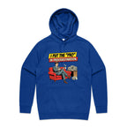 I Put The Pro In Procrastination, Retro Gentleman Men's AS Colour Hoodie Bright Royal Mens Hoodie comic Printed In Australia