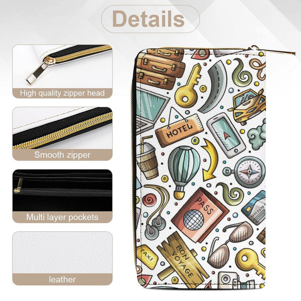 Travel Montage - PU Leather Wallet