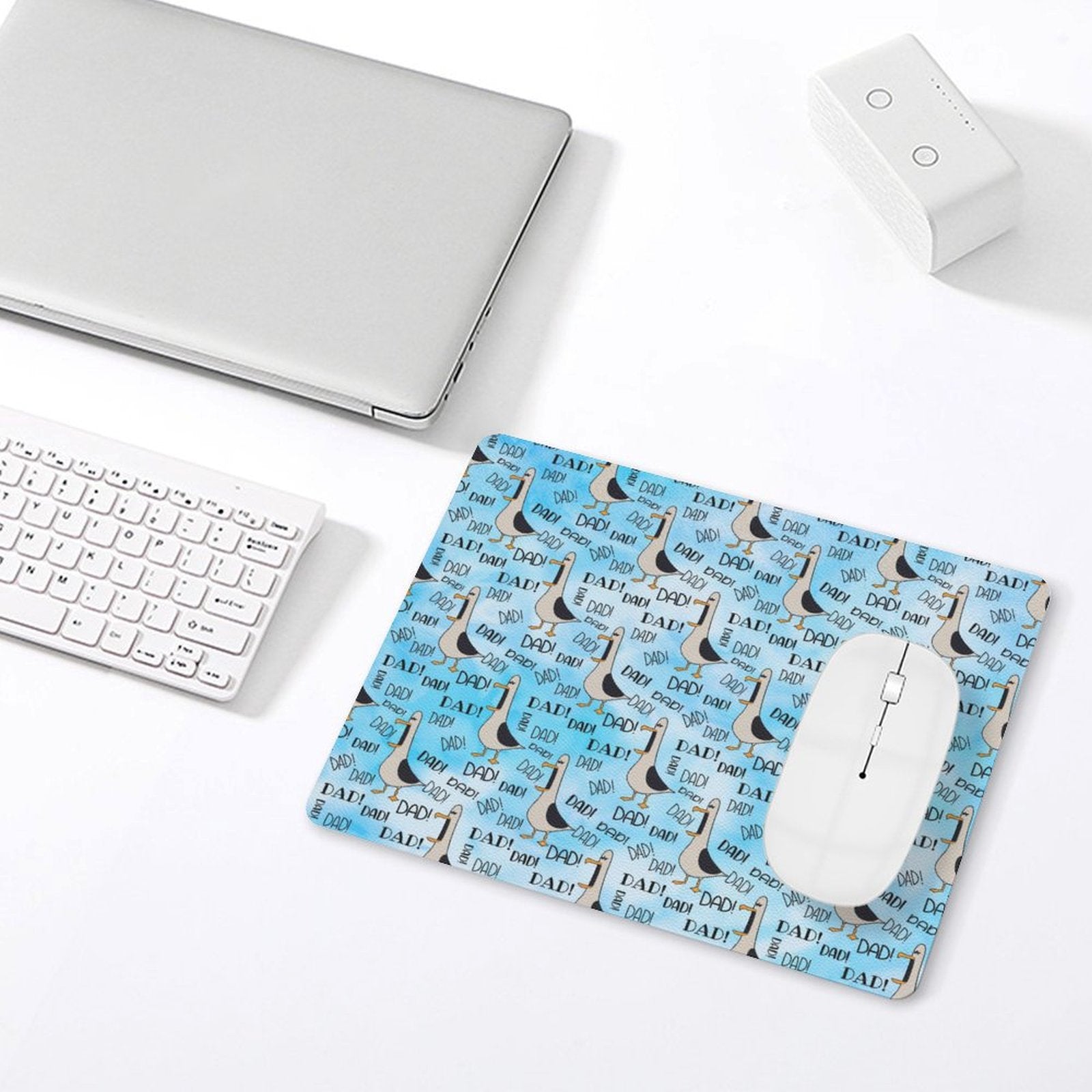 Dad Seagull - Leather Mouse Pad Leather Mouse Pad animal Dad Printed Offshore