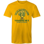 The Plant Life, Vegetarian - Mens T-Shirt Gold Mens T-shirt Plants Printed In Australia