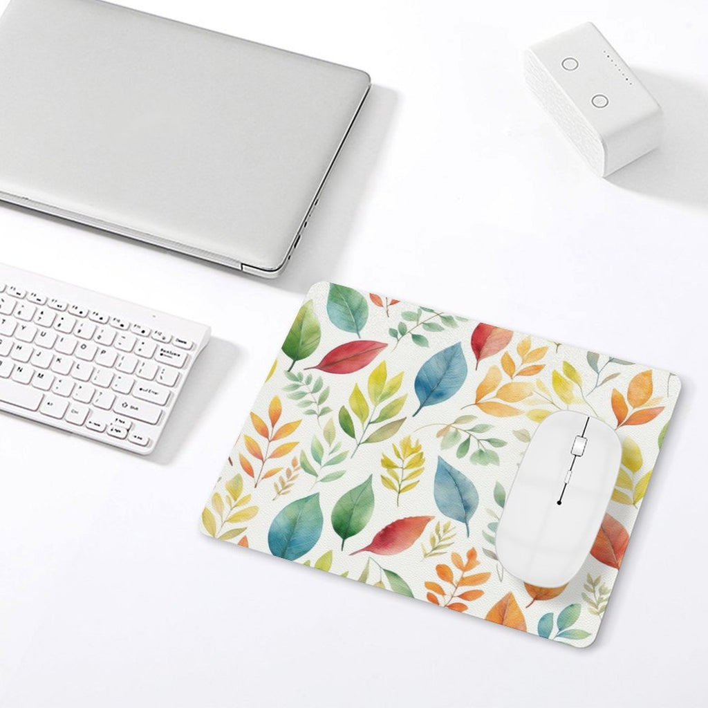 Autumn Leaves Leather Mouse Pad Leather Mouse Pad Plants Printed Offshore