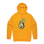 I Don't Give A Quac, Avocado - Mens Hoodie Gold Mens Hoodie Food Printed In Australia