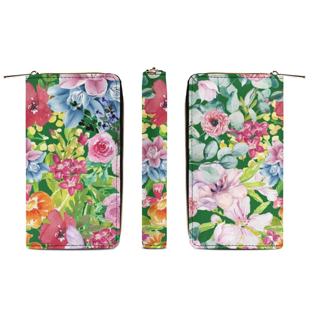 Bright Floral -  PU Leather Wallet