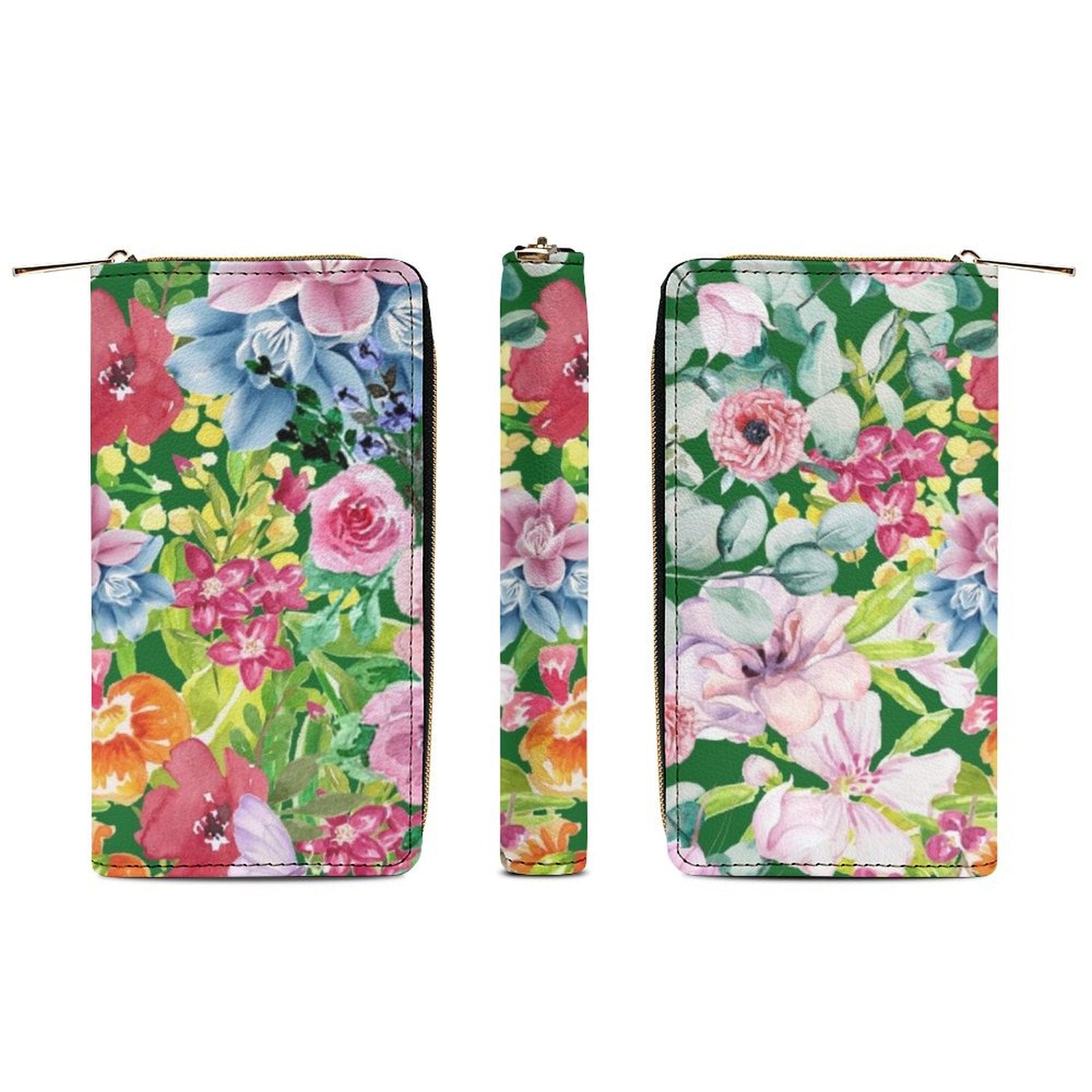 Bright Floral -  PU Leather Wallet