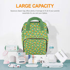 Busy Bees Multi-Function Backpack, Nappy / Diaper Bag Multi-function Backpack, Nappy / Diaper Bag animal Printed Offshore