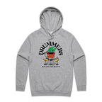 Drummers Plant The Beat - Mens Hoodie Grey Marle Mens Hoodie Music Printed In Australia