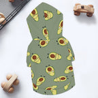 Avocado Characters Pet Hoodie (Large Size)