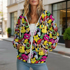 Bright And Cute Women's Full-Zip Hoodie