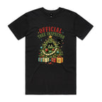 Official Tree Inspector Cat Men's Christmas T-shirt