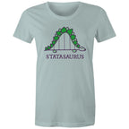 Statasaurus, Maths Women's AS Colour T-shirt Pale Blue Womens T-shirt Maths Printed In Australia