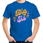 Big Sis, Sister - Kids Youth T-Shirt Bright Royal Kids Youth T-shirt Printed In Australia