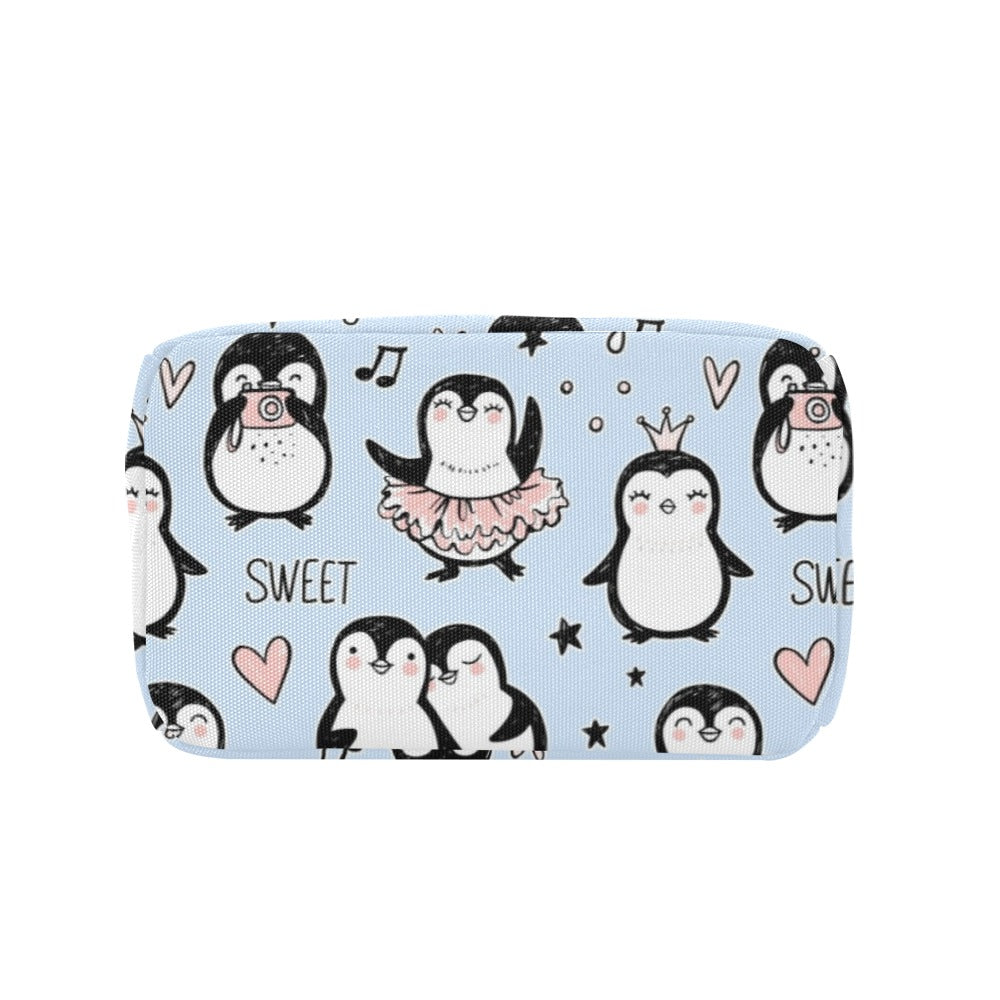 Penguin Love - Zipper Lunch Bag Zipper Lunch Bag Printed Offshore