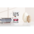 On My Way To Make Some Bad Decisions - White Latte 17oz Ceramic Mug Latte Mug animal Globally Fulfilled