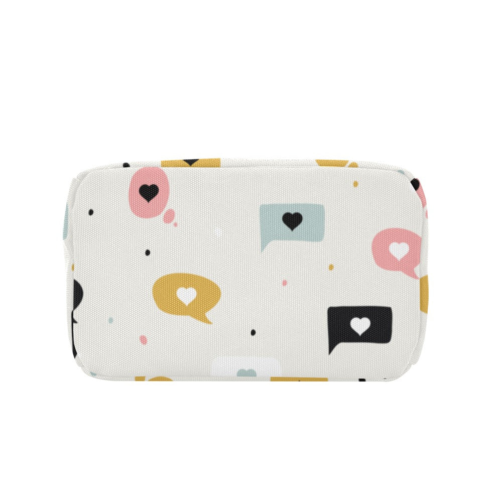 Love Message - Zipper Lunch Bag Zipper Lunch Bag Printed Offshore