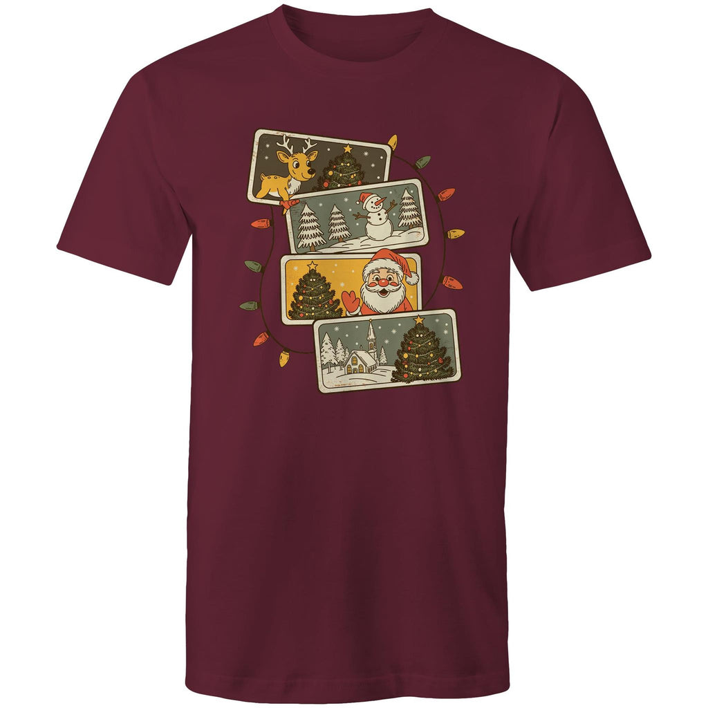 Retro Christmas Cards - Mens T-Shirt