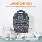 Video Game Multi-Function Backpack, Nappy / Diaper Bag Multi-function Backpack, Nappy / Diaper Bag Games Printed Offshore Retro