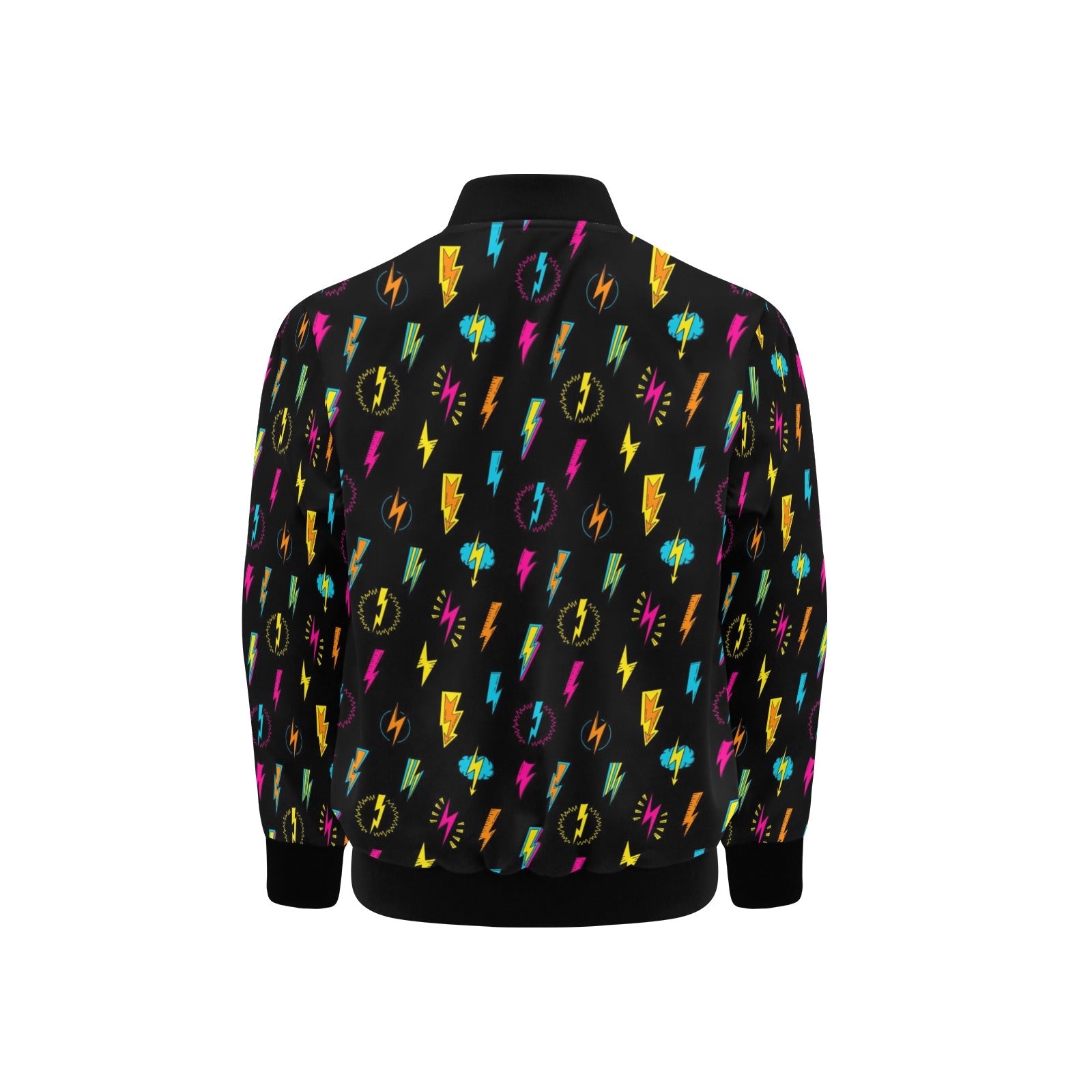 Fun Lightning Kids Bomber Jacket Kids Bomber Jacket comic Printed Offshore