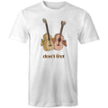 Don't Fret, Guitars Men's AS Colour T-Shirt White Mens T-shirt Music Printed In Australia