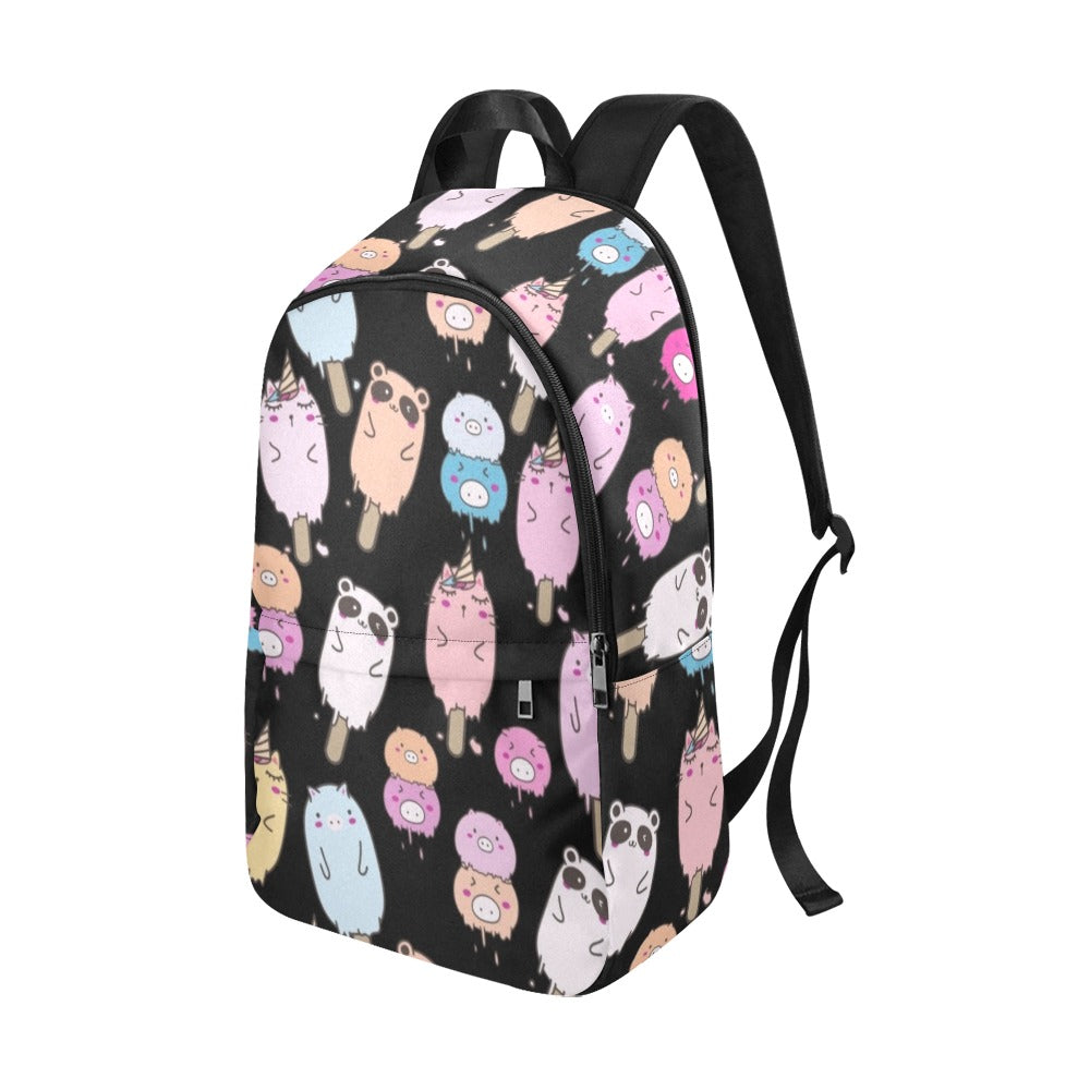 Cute Animal Ice Blocks - Fabric Backpack