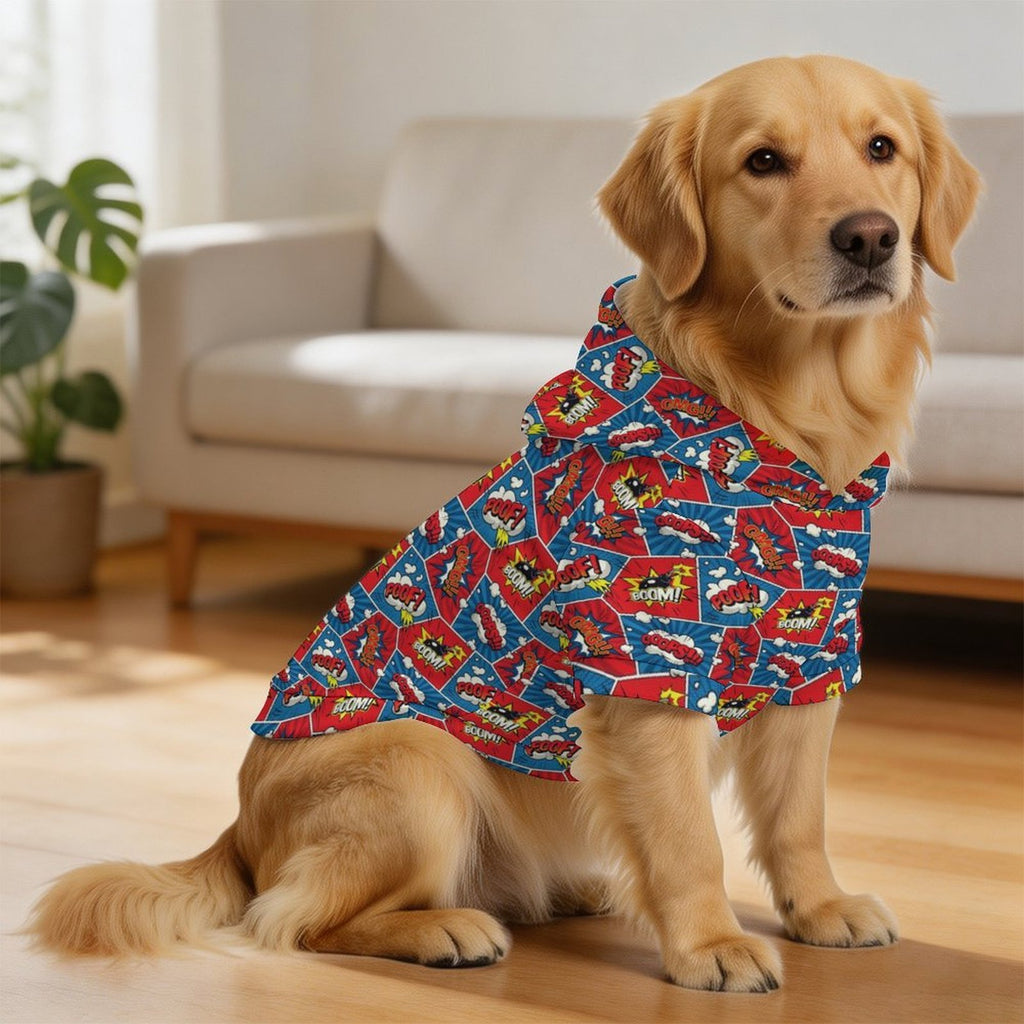 Comic Book Pet Hoodie (Large Size)