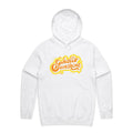 Hello Sunshine - Mens Hoodie White Mens Hoodie Printed In Australia Summer