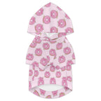 Pink Cat Doughnuts Pet Hoodie (Small Size)